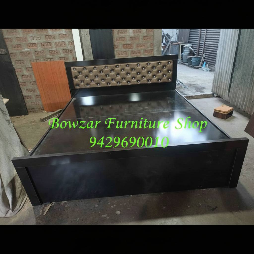 Engineering Wood King Box Bed King Size 6X6.5 Feet Board King Box Bed