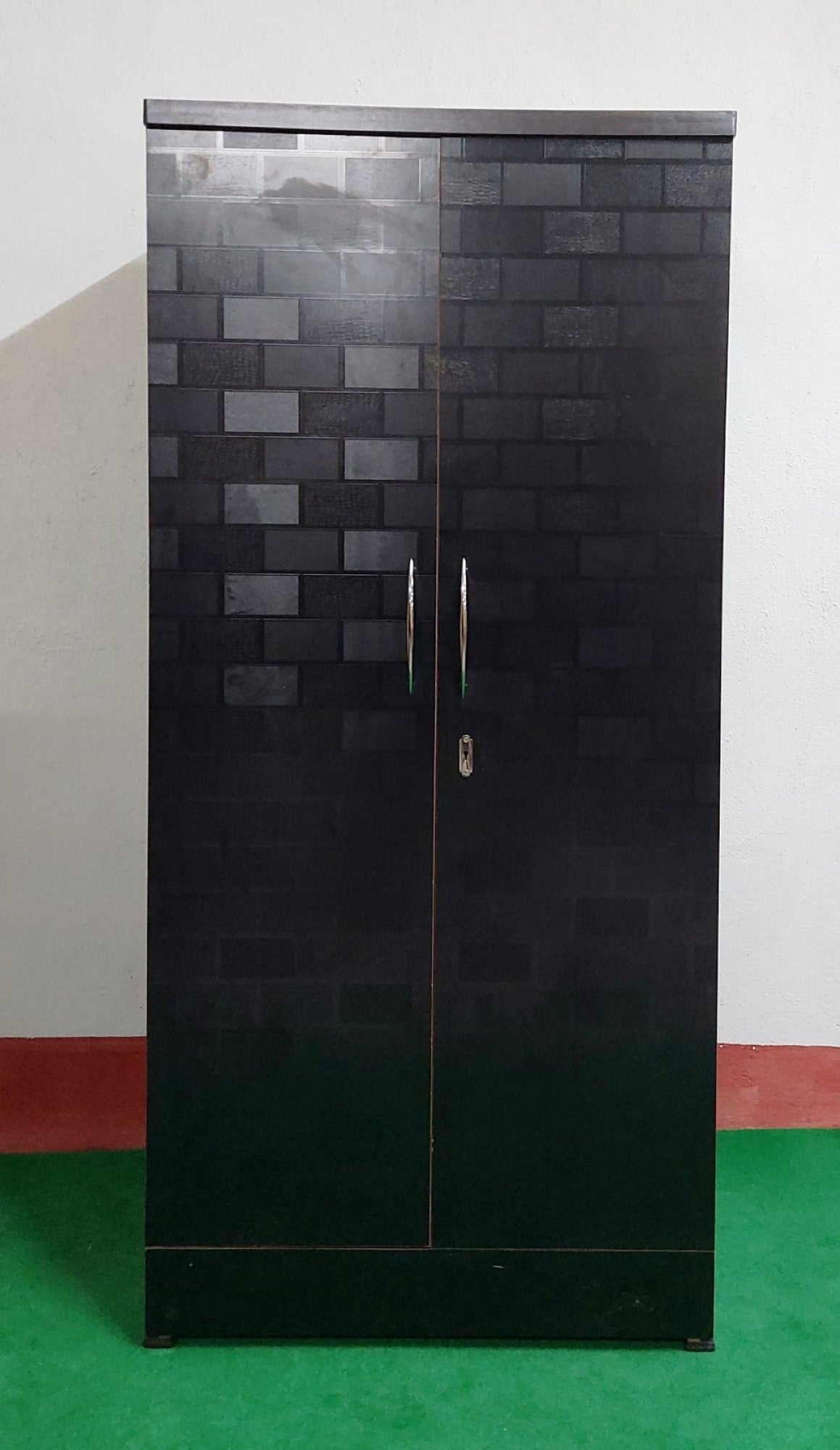 Particle Board Color Black Eeta 3D Textured