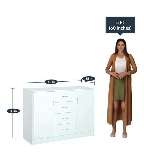 Storage Cabinet for Clothes/with Drawer and Shelves/Multipurpose Storage Cabinet