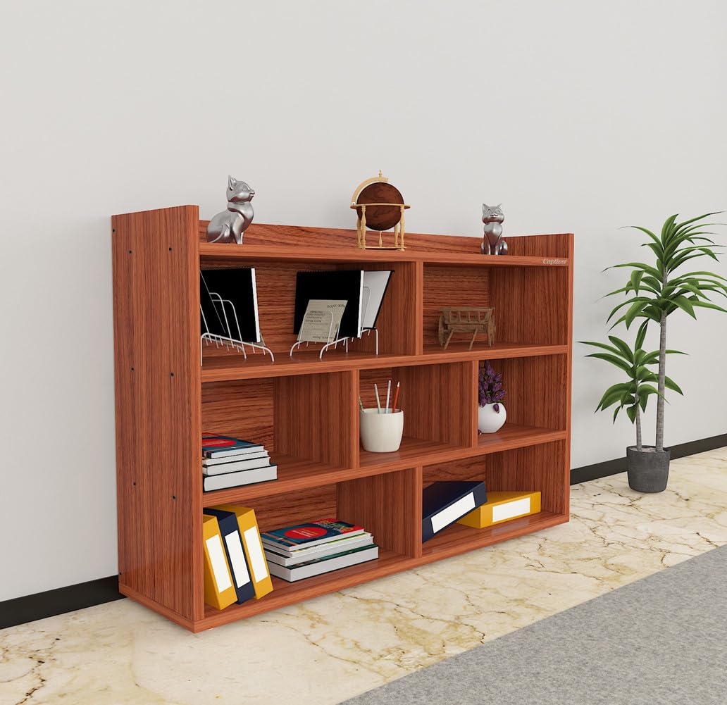 Bookcase with Open Shelf Engineering Wood Bookshelf Bookrack for Home Office and Library