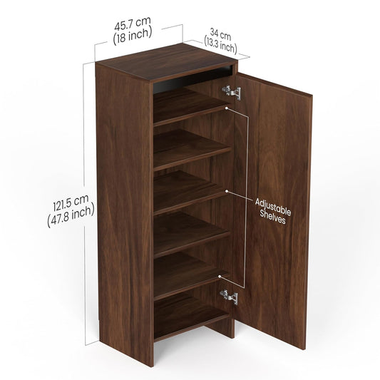 Bowzar New Engineering Wood Shoe Rack Cabinet Multipurpose Furniture