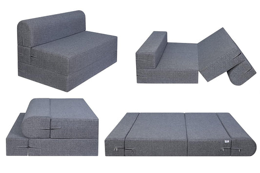 Bindal Sofa Cum Bed Queen Mattress High Density Foam Thickness 8 Inch Sofa Bed Size 5X6 Feet 60x72 Inch