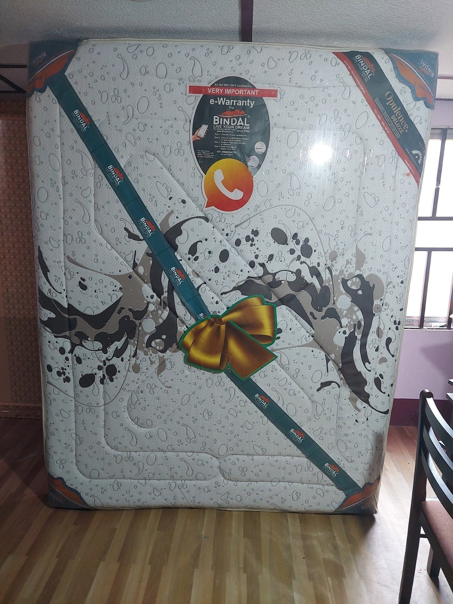 Bindal Opulence Queen Size Mattress 6 Inch Premium Quality Orthopedic 10 Years Warranty - Bowzar -