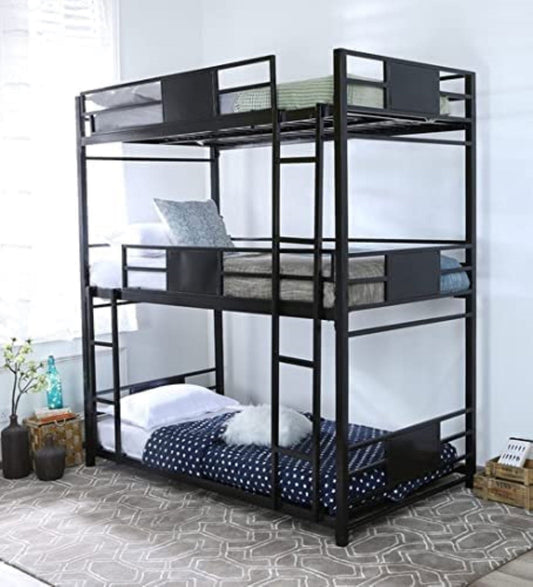 Bowzar 3 Tier Bunk Bed Heavy Quality - Bowzar -