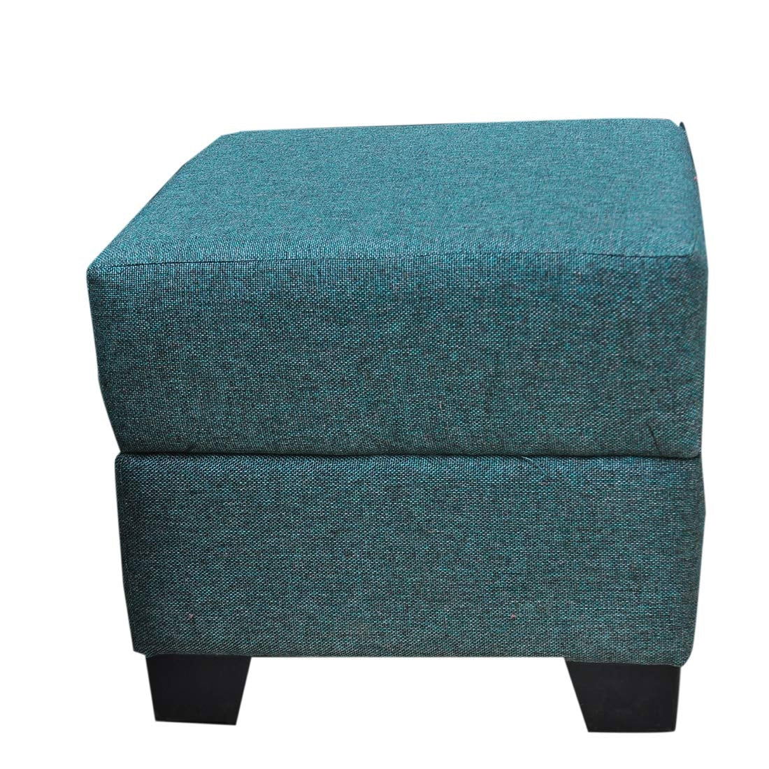 Bowzar 5 Seater Sofa Set With 2 Puffy Premium Fabric and High Density Foam Teal - Bowzar -
