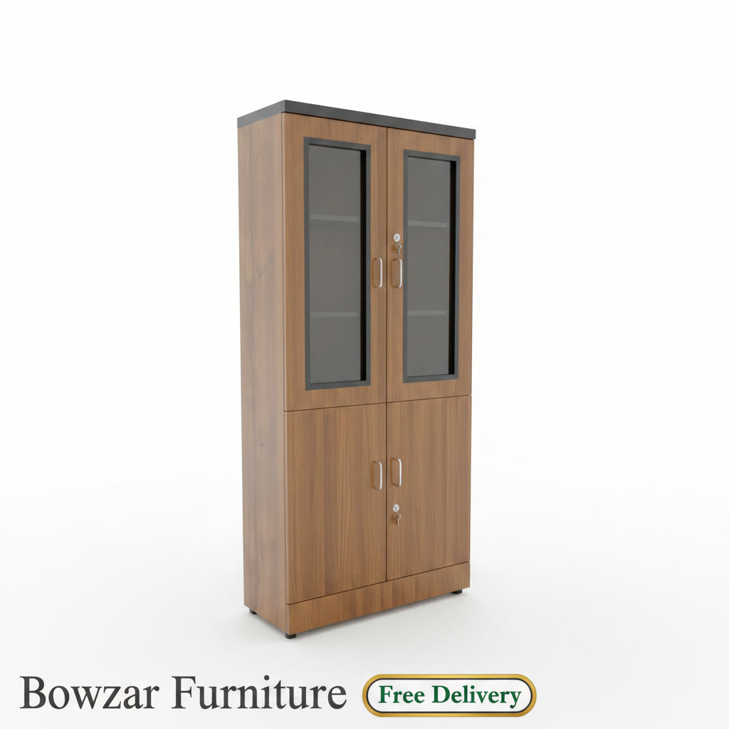 Wooden Bookshelf 5.5 Feet Wooden Color
