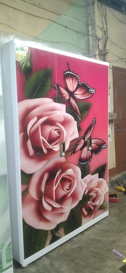 Printed Almirah Wardrobe Heavy Quality Ready Stock Printed Wardrobe