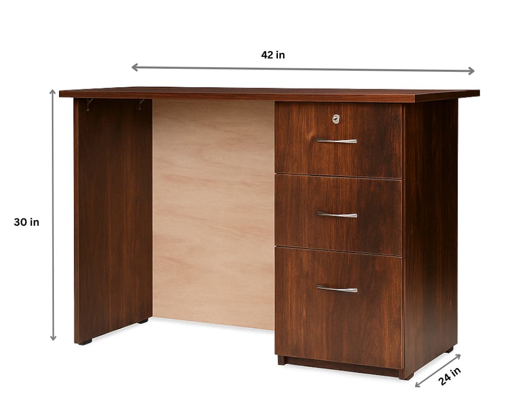 Bowzar Study Table Office Table Work Desk 42 Inch