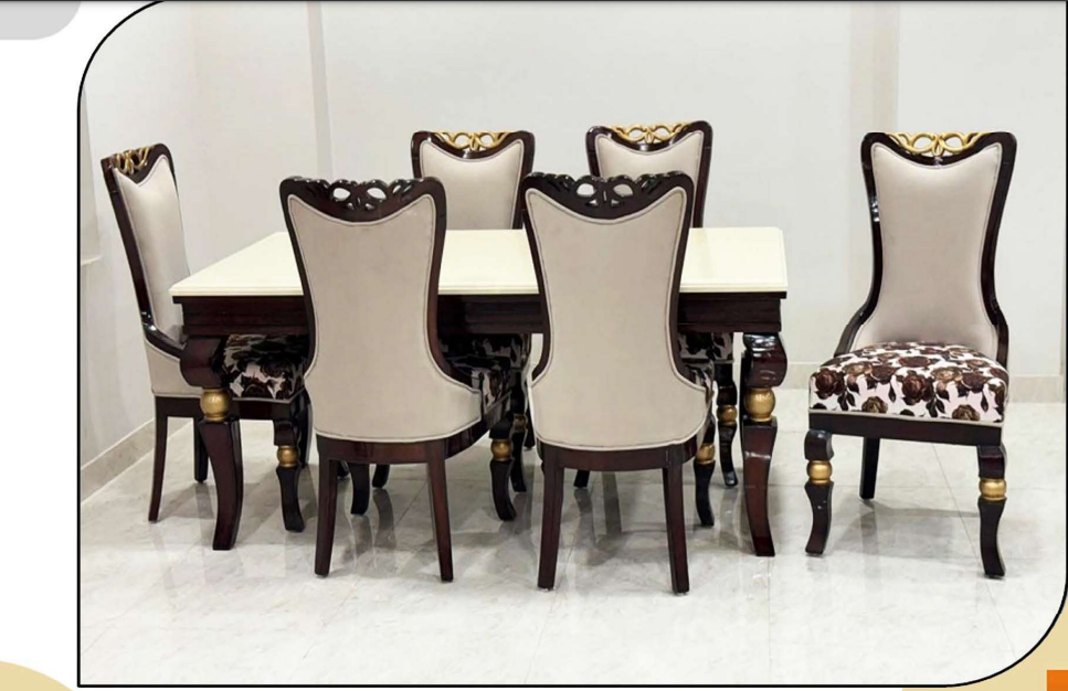 Wooden Dining Luxury Design 6 Seater