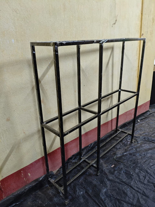 Bowzar Heavy Quality Iron Alna Square Pipe Fixed Black