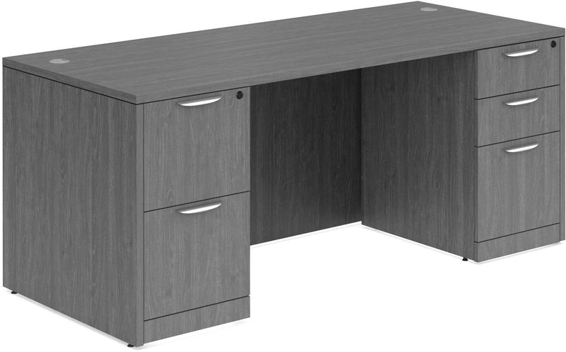 Classic Desk 2.5X5 Feet 30" X 60" with Box/Box/File and File/File Pedestal Office Desk Office Table