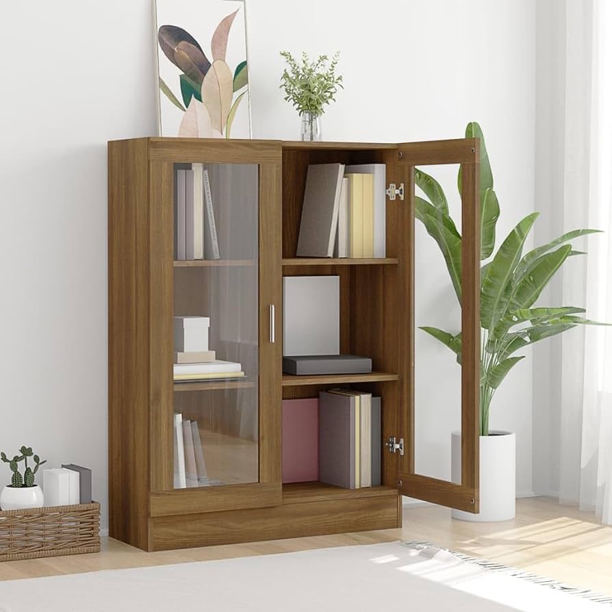 Bowzar Kitchen Living Room Cabinet Mini Size Height 4 feet, Width 2.5 Feet, Depth 13 inch