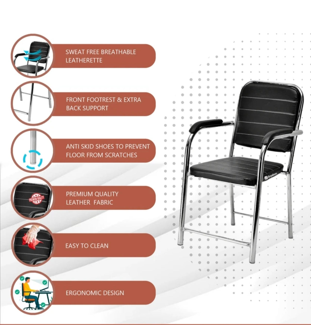 A113 Visitor Chair Heavy Quality