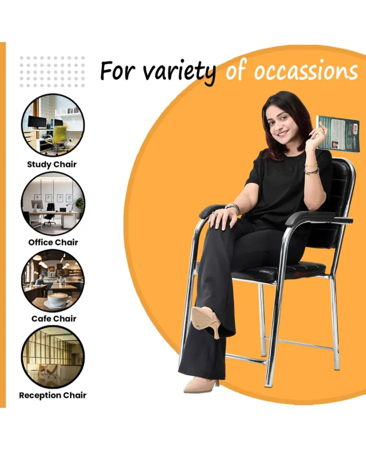 A113 Visitor Chair Heavy Quality