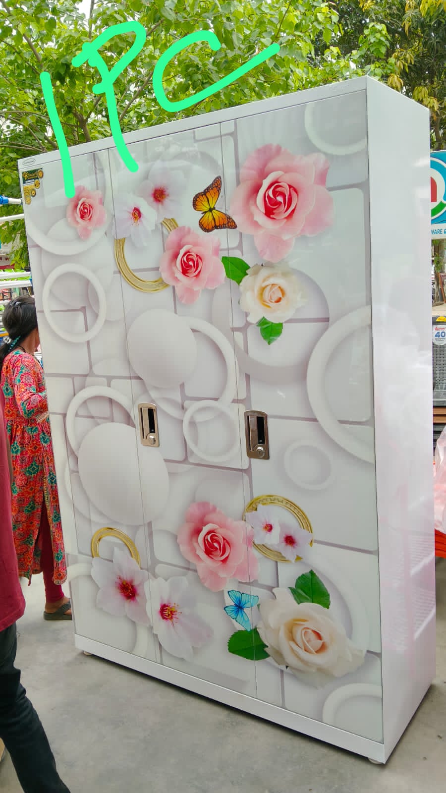 SQ Printed Almirah Wardrobe Printed Wardrobe