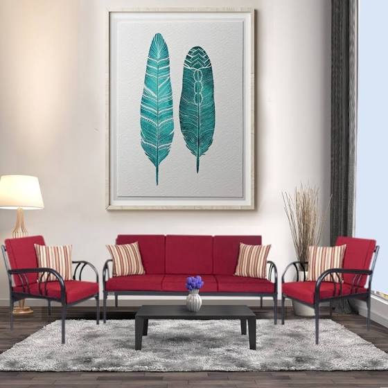 Bowzar Metal Wooden Sofa in Guwahati