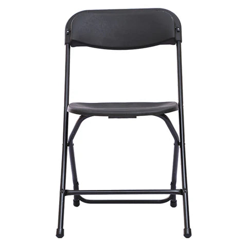 Supreme PLASTIC FOLDABLE CHAIR FOR STUDY/OFFICE/CAFE/WFH/ROAD TRIP WITH METAL BODY Plastic Cafeteria Chair  (BROWN, Pre-assembled)
