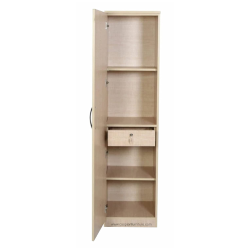 Bowzar Single Door Almirah With Drawer White Rolex