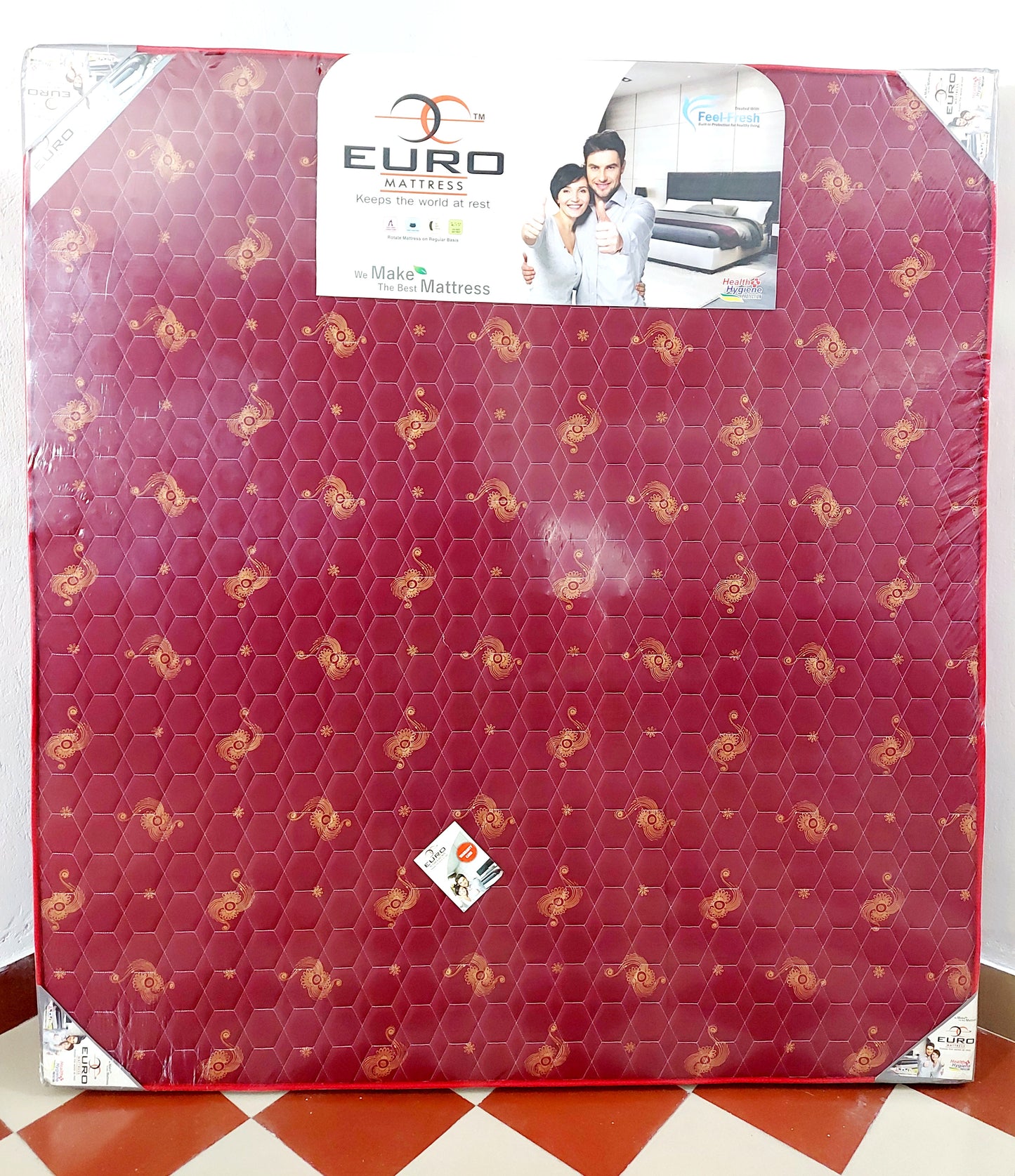 Euro Popular 5 Inch Mattress King Size 72X78 Inch 6X6.5 Feet 3 Years Warranty