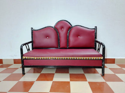 Bowzar Metal Sofa Heavy Quality 5 Seater with Cushion