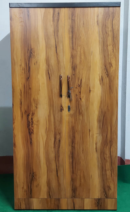 Bowzar Wooden Almira 2 Door Wooden Color