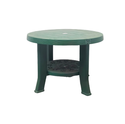 Bowzar Plastic Round Tea Table Green