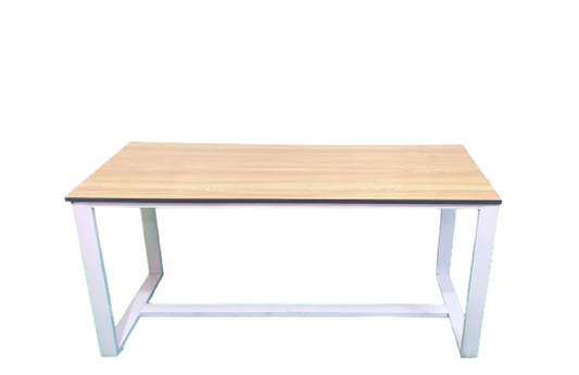 Bowzar Metal and Board Desk Table Computer Workstation 60X24 Inch