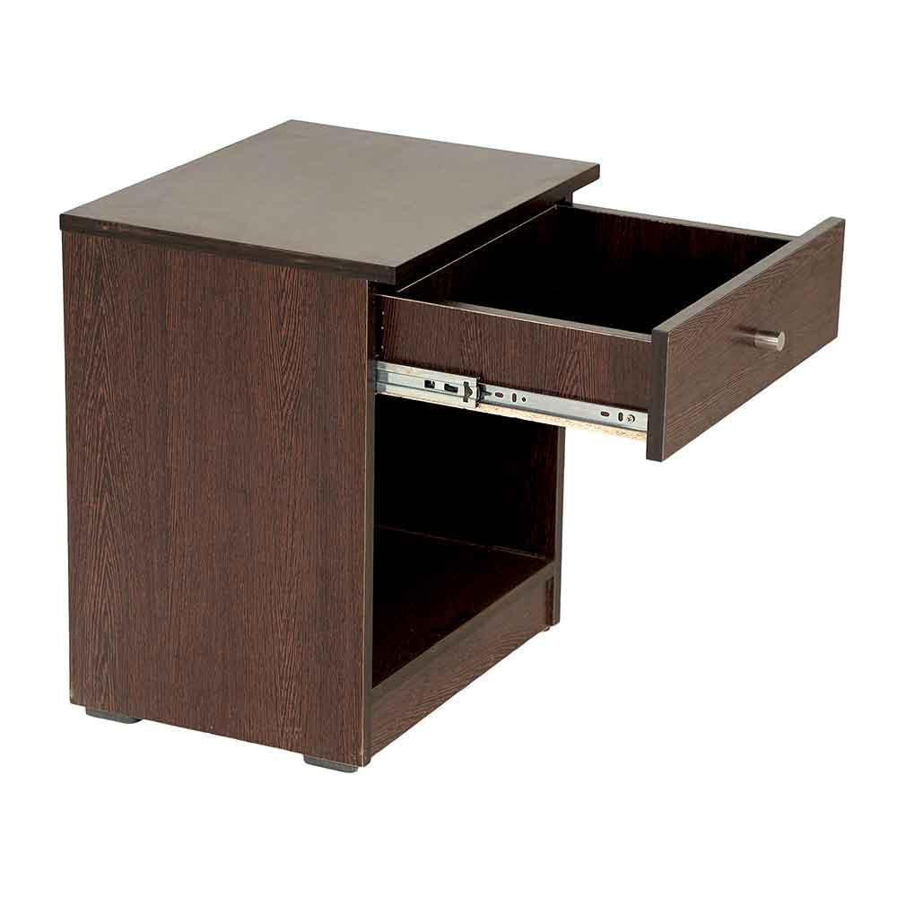 Bowzar Bed Side Table 18X8 Inch Wenge