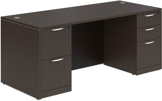 Classic Desk 2.5X5 Feet 30" X 60" with Box/Box/File and File/File Pedestal Office Desk Office Table