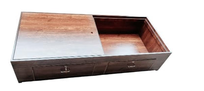 Bowzar 30X72 Inch 2.5X6 Feet Single Box Bed Diwan Bed Engineering Wood Diwan Divan Bed With Storage Deewan Bed