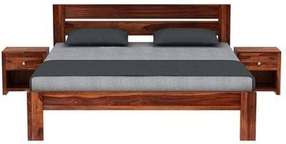 Bowzar Queen Bed Teak Wood Shegun Kath Without Storage for Bedroom