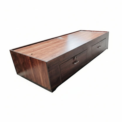 Bowzar 30X72 Inch 2.5X6 Feet Single Box Bed Diwan Bed Engineering Wood Diwan Divan Bed With Storage Deewan Bed