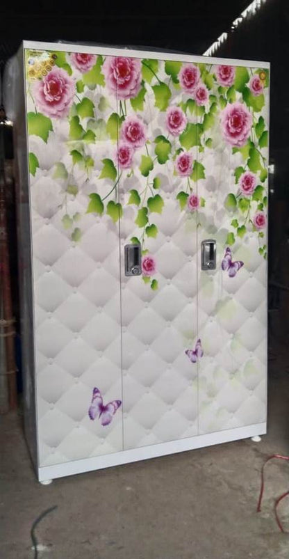 Swastik 3 Door Printed Almirah Wardrobe 3 Door Almirah