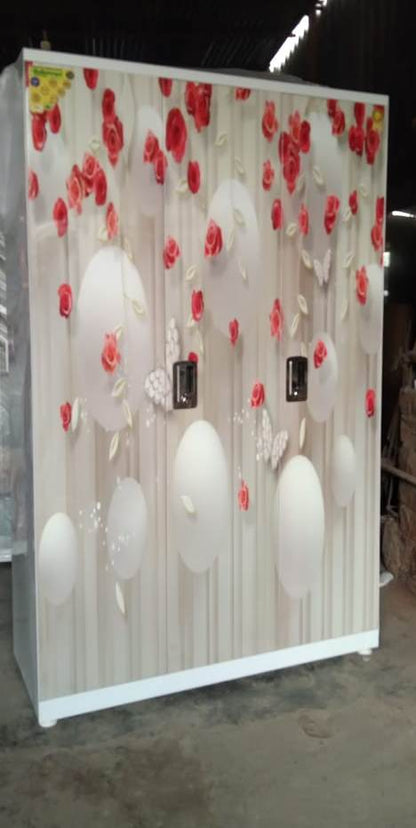 Swastik 3 Door Printed Almirah Wardrobe 3 Door Almirah