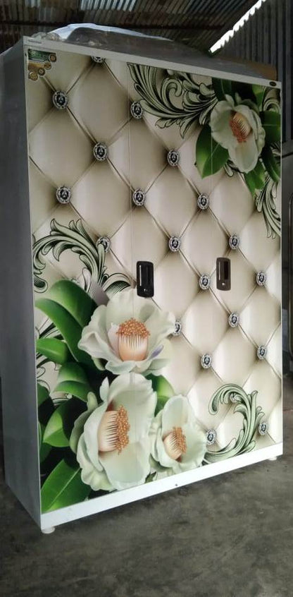 Swastik 3 Door Printed Almirah Wardrobe 3 Door Almirah