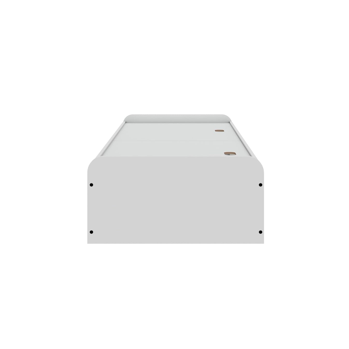 Engineered Wood Diwan Bed with Storage, Bedroom Diwan Bed Single(30x72) | Frosty White