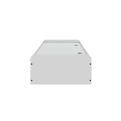Engineered Wood Diwan Bed with Storage, Single Box Bed Bedroom Diwan (30x72) | Frosty White