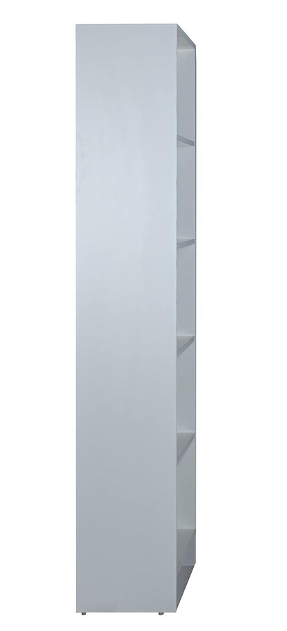 5-Shelf Engineered Wood Book Shelf and Display Unit 66X31X11 Inch White