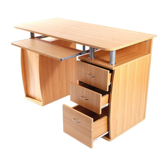 Stylish PC & Laptop Workstation for Office, Study, and Home Use