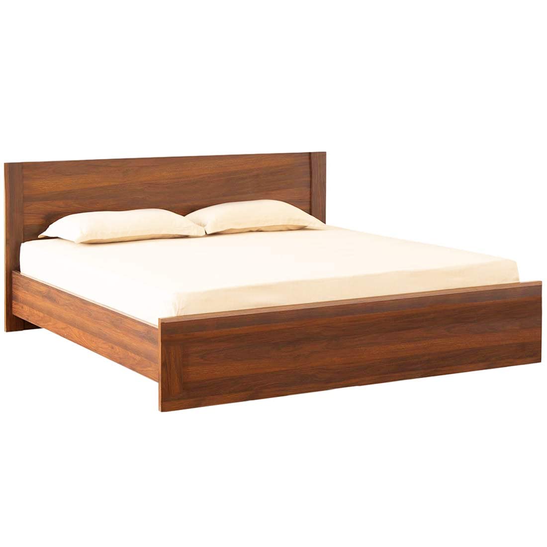 Bowzar Engineered Wood Queen Size Bed With Box Storage