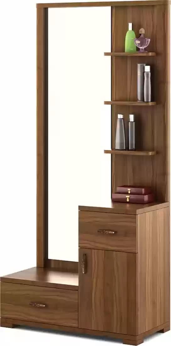 Engineered Wood Dressing Table With Mirror Drawer And Storage