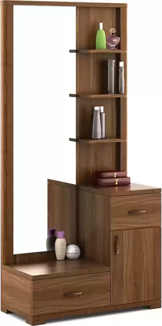 Engineered Wood Dressing Table With Mirror Drawer And Storage