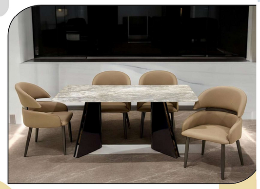 Imported Premium Dining Set 6 Seater Dining 1953/F355-2