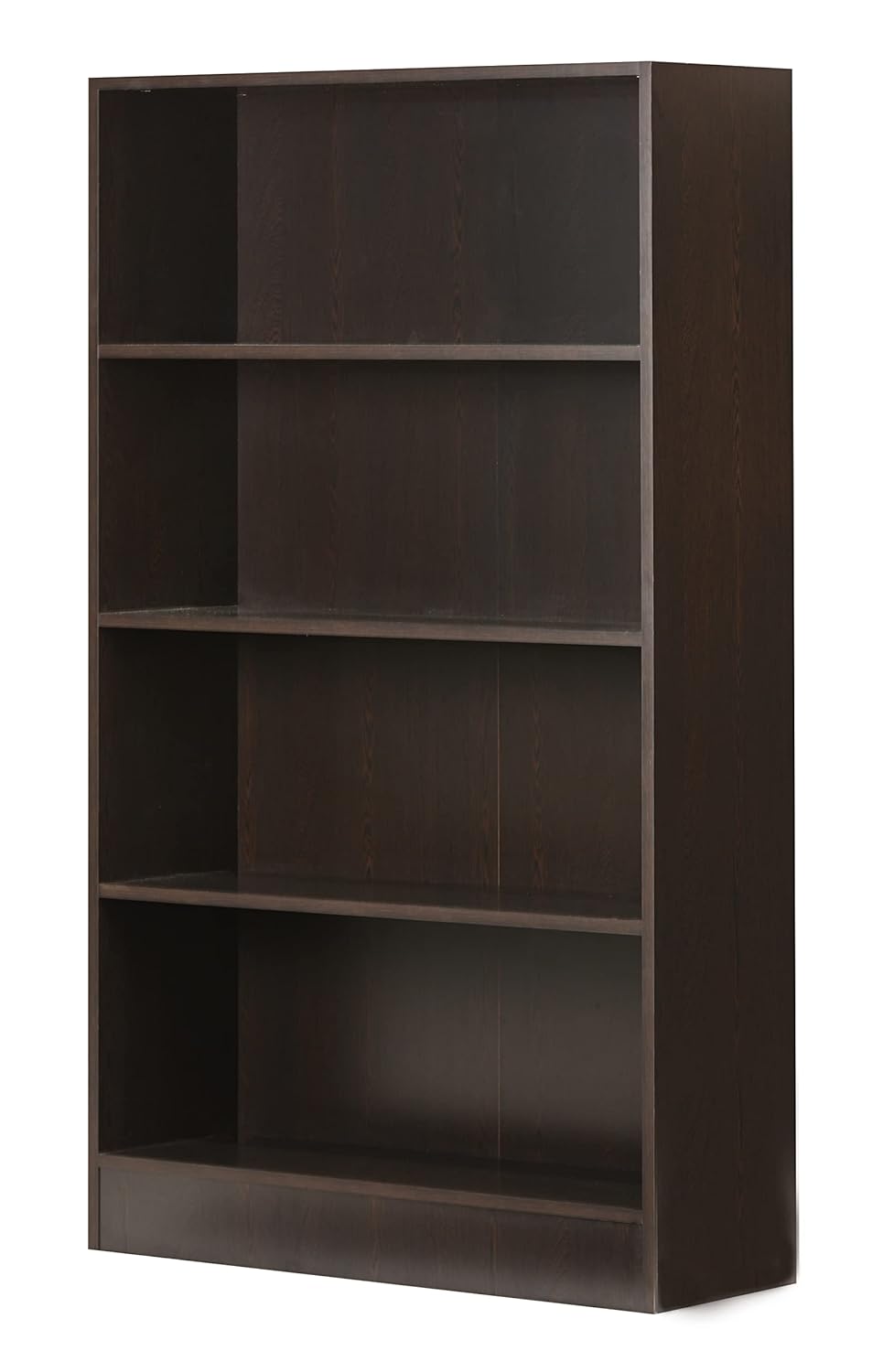 4 Shelf Engineered Wood Book Shelf and Display Unit 54X31X11 Inch Black