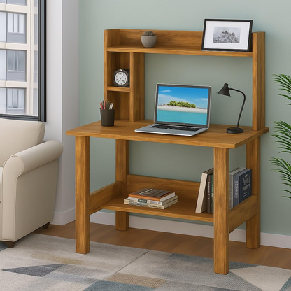 Bowzar 34X20X30 Inch Study Table With Husk Compact Size