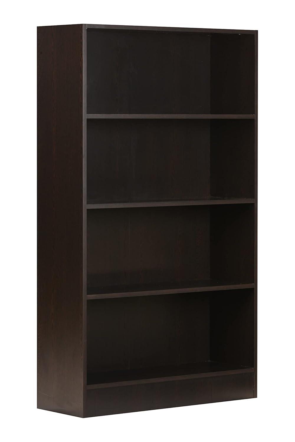 4 Shelf Engineered Wood Book Shelf and Display Unit 54X31X11 Inch Black