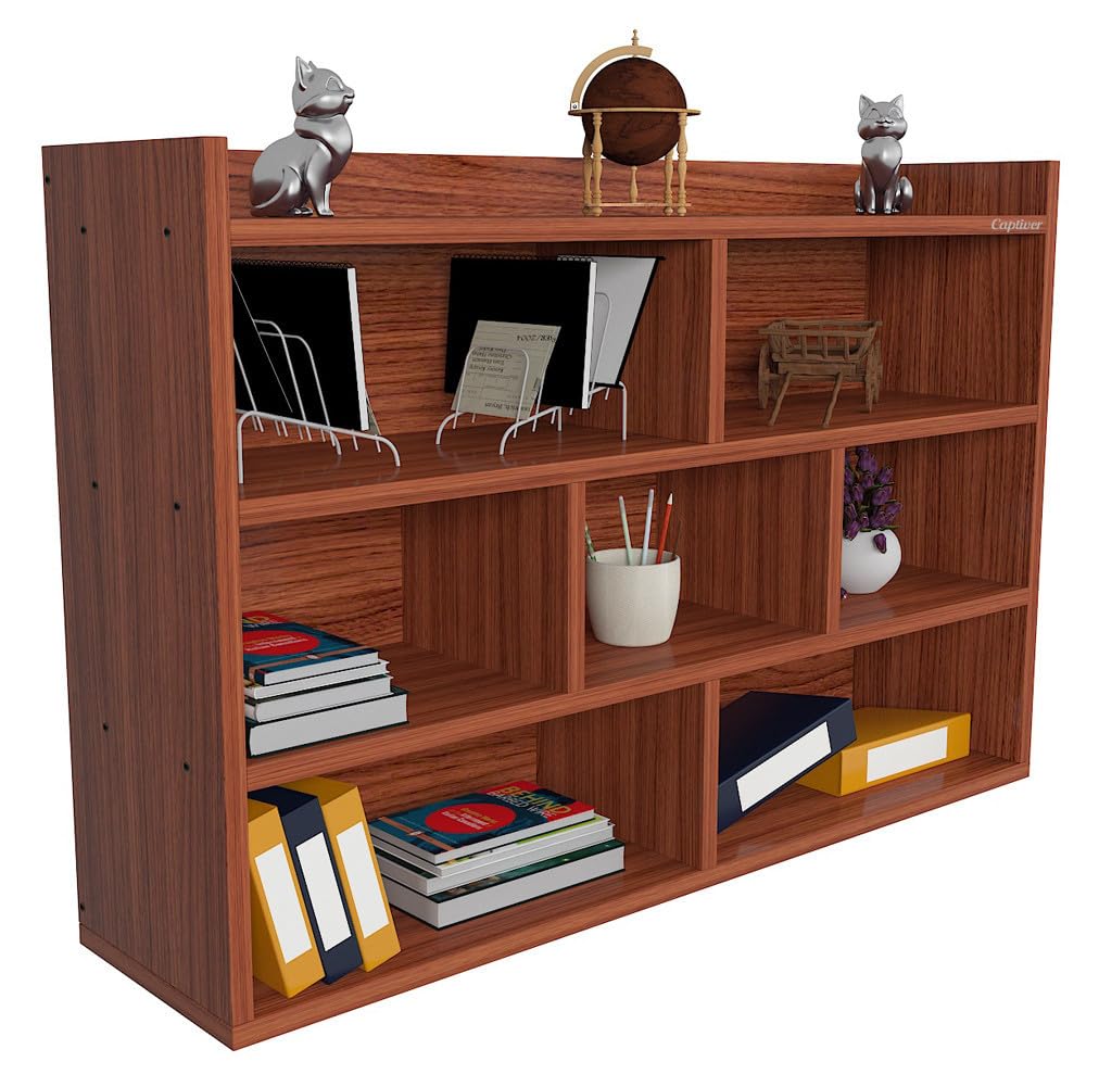 Bookcase with Open Shelf Engineering Wood Bookshelf Bookrack for Home Office and Library