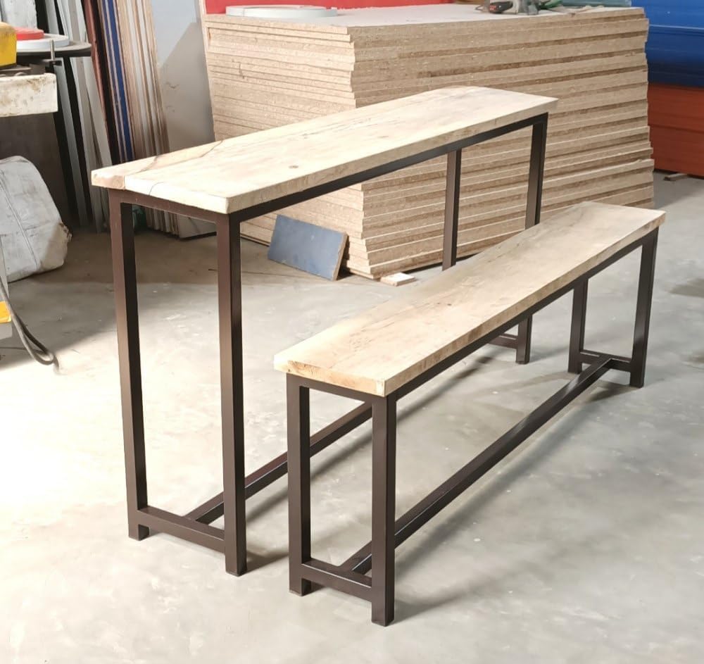 Bowzar Simple 3 Seater Desk Bench 72'' W X 30''  D Dual Desk