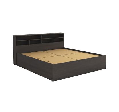 Bowzar King MDF Box Bed Water Resistant Long Lasting Premium Quality EMI Board King Box Bed