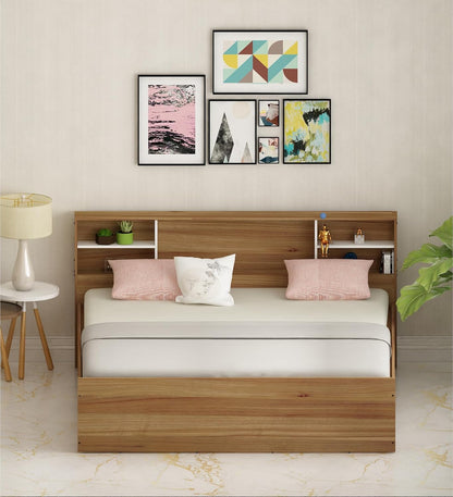 King Box Bed with Storage Engineered Wood Size 6X6.5 Feet Board King Box Bed